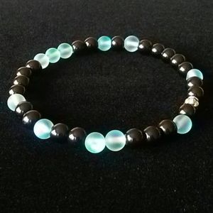 5/$25 Aqua Opal Matte Bracelet
